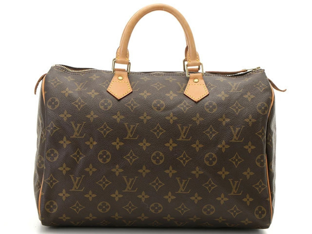 Louis Vuitton Speedy Monogram Leather Brown
